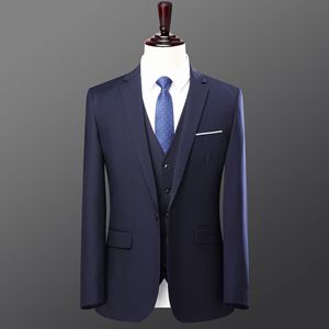 Set Completo da Uomo di Alta Qualità Venduto Separatamente: Abito Professionale Slim da Cerimonia (Giacca + Camicia + Pantaloni) per Ufficio - Product Image 3