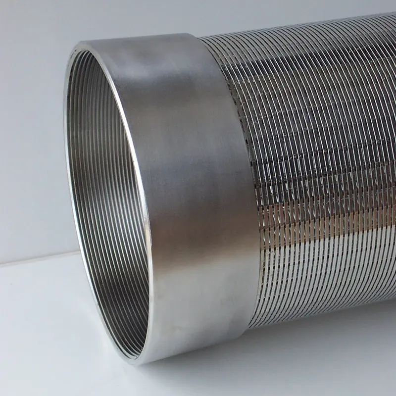 BTOSLOT tubos de filtro de poço de água profunda em aço inoxidável cilindros de filtro de tela de fio de cunha