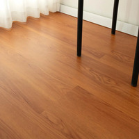 Revêtement de sol en vinyle SPC imitation bois 4 mm 5 mm avec couche d'usure de 20 mil, système de pose à clipser, planches de vinyle de luxe