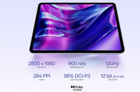 Version Globale OnePlus Pad Go 2 12.1'' Écran LCD 2.8K 120Hz 10050mAh Charge 33W Dimensity 7300 Ultra Tablette PC Éducative
