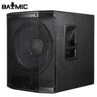 Haut-parleurs actifs 15 pouces en promotion usine, subwoofer de basses 1000W, module amplificateur classe D, boîtier métallique pour église, fête, home cinéma
