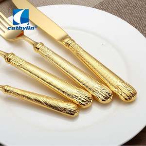 Cathylin Hoogwaardige Bestek Bruiloft Hotel Evenementen Rvs Goud Bestek <span class=keywords><strong>Set</strong></span> - Product Image 5