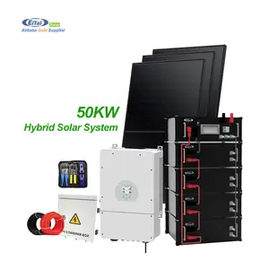 EITAI Système d'énergie solaire industriel 50000W 60000W 100Kva Kit complet de système de panneaux solaires hybride tout-en-un