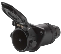 Adaptateur de prise de remorque 7 broches ABS EBS - 24V - Contact à sertir/Contact à souder - Prise 7 pôles