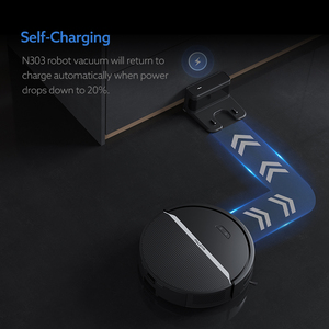 OEM GN303 Smart Robot <b>Vacuum</b> Cleaner with Gyro Navigation 2000Pa Suction Smart Obstacle Avoidance Auto Docking 3 in 1 <b>Vacuum</b> Mop - Product Image 6