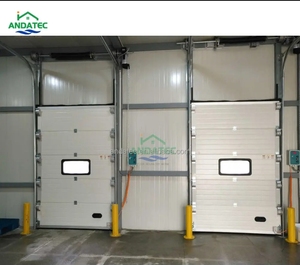 Puertas elevadoras superiores industriales aisladas <span class=keywords><strong>Anda</strong></span> con paneles de doble capa - Product Image 1