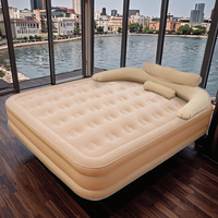 Matelas Gonflable Très Grand avec Oreiller Intégré – Lit de Sol Multifonctionnel pour Maison et Camping en Extérieur