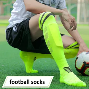 הסיטונאי אתלטי ילדים ארוכים כדורגל גרביים כדורגל לוגו מותאם אישית דחיסה תרמית הברך תרמית גרביים כדורגל גבוהה לגברים