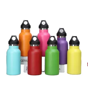 Botol Air Terisolasi Vakum Panas 350Ml Bebas BPA 18/8 Dinding Ganda Botol Air Olahraga Luar Ruangan
