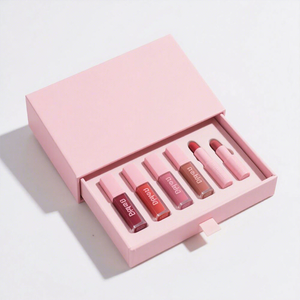 FX Eu Trendy Scatola Regalo Pull Out Slide Drawer Box Luxury Cosmetic Lipstick Box Custom With Insert - Product Image 1