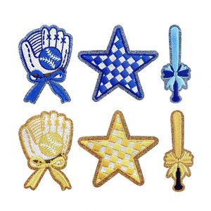 2025 New Game Iron-On Embroidered <b>Baseball</b> Sport Patch for Garments Gloves <b>Bats</b> - Product Image 2