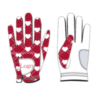 Nouveau design, logo personnalisé, gants de golf en cuir PU, main gauche ou droite, plusieurs couleurs, accessoires de golf en gros