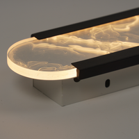 Lampe linéaire longue à montage en surface pour couloir, salle d'étude, éclairage mural pour la décoration de la maison