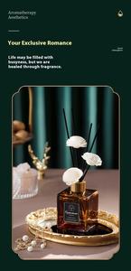 Ambientador de aromaterapia Gardenia, fragancia de larga duración sin fuego, botella de vidrio duradera, caja de regalo rentable, inodoros - Product Image 2