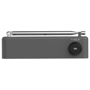 Radio DAB+ avec alerte de sécurité automatique (rechargeable) Noir et Gris CR M25DAB B - Product Image 2