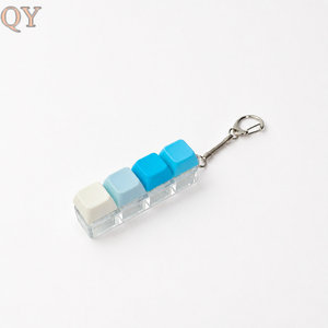QY <b>Keyboard</b> Cap Fidget Keychain Toy Press Button Stress Relief Sensory Finger Exercise <b>Keyboard</b> Key Toy Portable Novelty Gift - Product Image 2