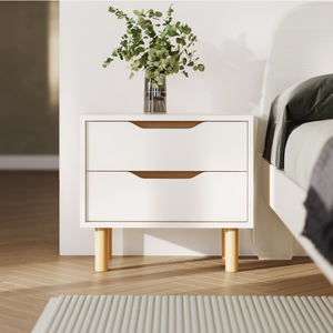 Gabinete de almacenamiento modular de 2 cajones de madera maciza Simple Boori, sala de estar debajo de la Mesa, <span class=keywords><strong>escritorio</strong></span> y cómoda - Product Image 4