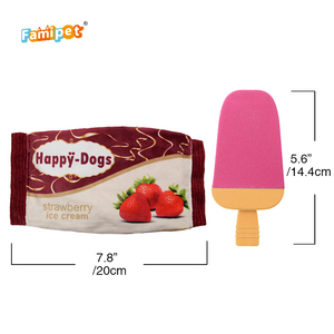 Juguetes Masticables para Perros Happy-Dogs con Sabor a Fresa y Matcha, Golosinas Duraderas de Plástico para Perros, Diseño de Dibujos Animados, Empaquetado en Bolsa OPP - Product Image 2