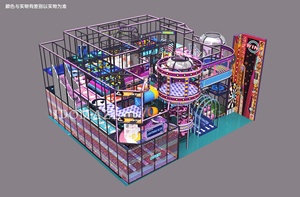 Parque Infantil Interior Personalizado IDO con Laberintos Grandes, Equipo de Juegos Acolchado Suave para Niños de 2 a 15 Años con Tobogán Grande - Product Image 6