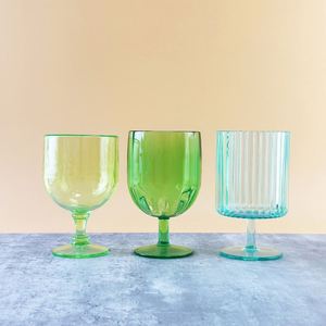 9OZ Colored Food Grade Thickened Small Acrylic Red <b>Wine</b> Glass <b>Goblet</b> - Product Image 4