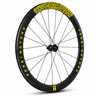 Jeu de roues de vélo de route en carbone 700C 50/60mm Tubeless Frein à disque Roulements céramiques Sapim CX-Ray AOTOAO 96T Hub T700 Carbone