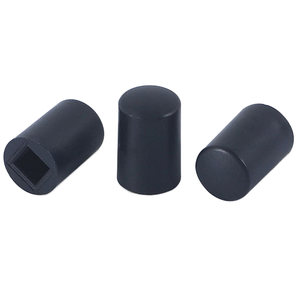 圆形键帽 ABS 材质，兼容 6x6 12x12 触觉开关，内径 3.1/3.2/3.4mm，含按钮帽 - Product Image 1