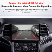 Radio para Auto Penhui 16+512GB Crystal Sound 850 Android 14 para Jeep Grand Cherokee 2013-2020, Reproductor de DVD, Pantalla, Carplay