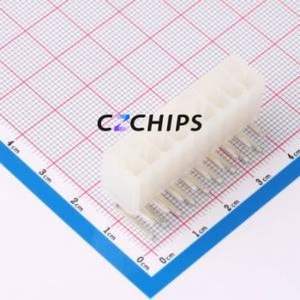 ZX-5557-4.2-2-9PWZ Wire-to-Board Pin Header Bent Lead Through Hole,P=4.2mm 2x9P 4.2mm Right Angle Insert Mini-Fit (MX 4.2) - Product Image 1