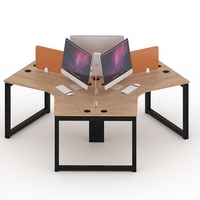 Table d'ordinateur de bureau moderne ergonomique BERSON prix raisonnable cadre de table de conférence pas cher