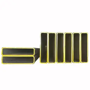 150x50x7mm en10210 s355j0h với xử lý nóng hàn hình chữ nhật màu đen phần rỗng erw ống thép và bồn tắm