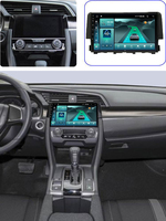 Head Unit Android Auto Radio 2DIN Baru untuk Honda Civic 2015-2020 Multimedia Dvd GPS Navigasi Stereo 5G-WIFI Pemutar Mobil