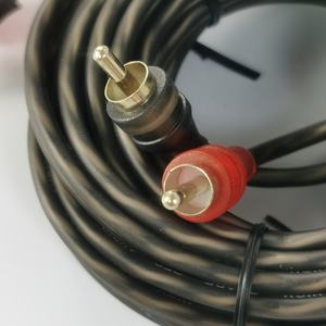 RCA Twisted Pair kabel <span class=keywords><strong>Audio</strong></span> jaket PVC 1-female 2-Male <span class=keywords><strong>Y</strong></span> Adapter Splitter untuk Subwoofer Stereo 1080p Braid Stock tersedia - Product Image 6