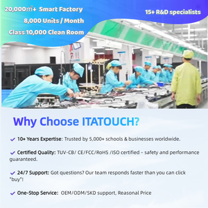 Chất lượng 4K tương tác thông minh Bảng điều khiển hiển thị 65 inch LCD cảm ứng gương lớp học bảng tương tác <span class=keywords><strong>Android</strong></span> 14.0 OS 20-40 cảm ứng - Product Image 6