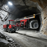 Foreuse rotative souterraine haute performance AZK-125 RD19M, perforatrice de roche à pompe diesel pour la construction de mines métalliques
