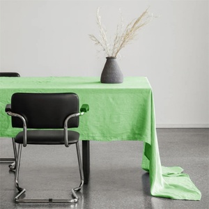 Table Cloth <b>Tablecloth</b> Morden Luxury Wedding Home Wholesale Customizable 140x140cm 100% Linen for Hotel Flax Linen 1 Piece Woven - Product Image 5