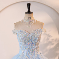 Robes de Quinceañera bleues, robe de bal, robe de bal de promo, 15 ans, personnalisée pour les filles, robe de fête pour Quinceañera