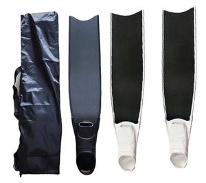 JUNHAIINS Aletas de Hoja de Pesca Submarina de Fibra de Carbono Personalizadas Aletas de Buceo Aletas de Nadar Aletas de Buceo Libres Aletas Largas Rana - Product Image 1