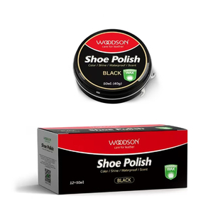 Crema para Zapatos de Metal con Logotipo Privado OEM, Cera para Brillar Zapatos de Cuero - Product Image 1