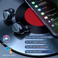  Écouteurs de jeu 5.3 M90 M10 TWS intra-auriculaires ANC sans fil étanches à faible latence avec micro