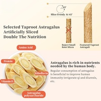 Astragalus Kering Irisan Akar Huangqi Baru Datang, Kualitas Makanan, Ekstrak Teh Herbal Kering, Teh Sehat
