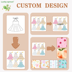 <span class=keywords><strong>Robe</strong></span> de princesse à volants pour bébé fille, en coton, avec appliques, pour la Saint-Valentin, faible MOQ - Product Image 6