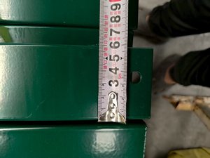 Panneau de clôture en PVC vert 200x50mm, prix d'usine, clôture en métal, maille métallique - Product Image 4