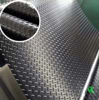 Premium Rutschfester Gummibodenbelag 3-6mm Diamantmuster Wasserdichte Gummimatten für Fitness-Studio Lager Garage Werkstatt
