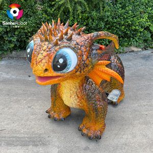 Động cơ khủng long đi xe thực tế cử động đi bộ đi xe trên khủng long xe điện Scooter đồ chơi trẻ em vui chơi giải trí công viên trung tâm - Product Image 3