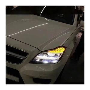 Feux avant LED haut de gamme pour CLS W218, 12V, 4000 <span class=keywords><strong>Lm</strong></span>, 5000K, ampoule D2S, rénovation/mise à niveau pour CLS320/<span class=keywords><strong>350</strong></span>/400 (2007-2016) - Product Image 3