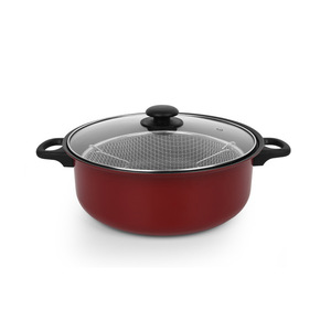Ensemble de casseroles et poêles antiadhésives en acier inoxydable, directement de l'usine, avec couvercle en verre, compatibles <span class=keywords><strong>induction</strong></span>, <span class=keywords><strong>pour</strong></span> la cuisine à domicile - Product Image 2