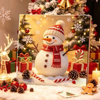 Peinture Diamant DIY Arbre de Noël Perles 3D Broderie Strass Mosaïque Décoration Murale Cadeau Vente en Gros