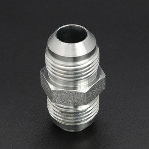 Flare-Rohrverschraubungen, männlicher Anschluss, Edelstahl, glatt, Niederdruck, 37 Grad, geschmiedet, NPT BSPP/BSPT Gewinde, Sechskantkopf, <span class=keywords><strong>ROKE</strong></span> - Product Image 4