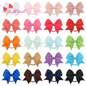 BELLEWORLD 20 colori carino piccolo 6cm nastro a coda di rondine papillon <span class=keywords><strong>per</strong></span> capelli bambini trecce fiocchi fasce elastiche <span class=keywords><strong>per</strong></span> capelli <span class=keywords><strong>per</strong></span> neonate - Product Image 1