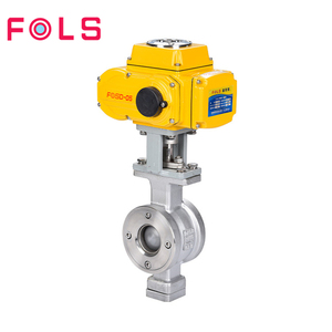 Válvula de Bola Tipo V Eléctrica de Ajuste Inteligente, Conexión de Brida, Aplicación de Agua, Acero Inoxidable 304, 2 Pulgadas Máx. - Product Image 2